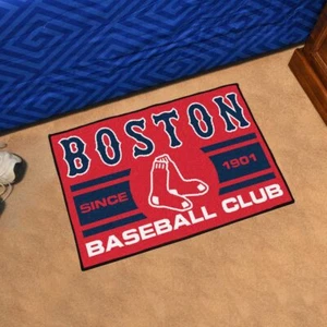 MLB - Boston Red Sox Starter Mat Accent Rug - 19in. x 30in., Uniform Design - Picture 1 of 5