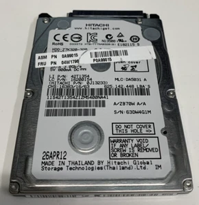 Hitachi Travelstar Z7K320-320 320GB Interne 7200RPM 2,5" HDD - Getestet - Bild 1 von 2