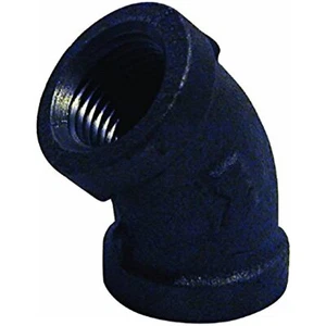 B & K Elbow Black 1-1/2 " Fip Malleable Iron 45 Deg. - Picture 1 of 1