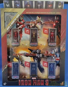Hot Toys Miniature MMSC020 Figure Iron Man 3 Hall Of Armor 6 Units Set Series 2 - Picture 1 of 3