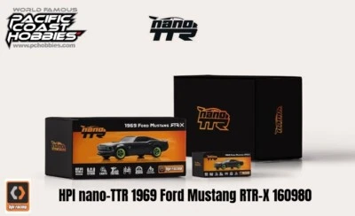 HPI 1/64 nano-TTR 1969 Ford Mustang RTR-X 160980 - Изображение 1 из 3