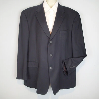 Abrigo deportivo blazer de 3 botones a rayas azul marino Burberry para hombre   Foto 1 de 4