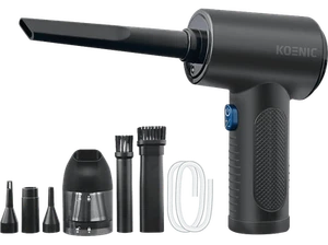 Aspirador de mano - KOENIC KVBR 11124, 68 W, 30 min Autonomía, Negro - Imagen 1 de 5