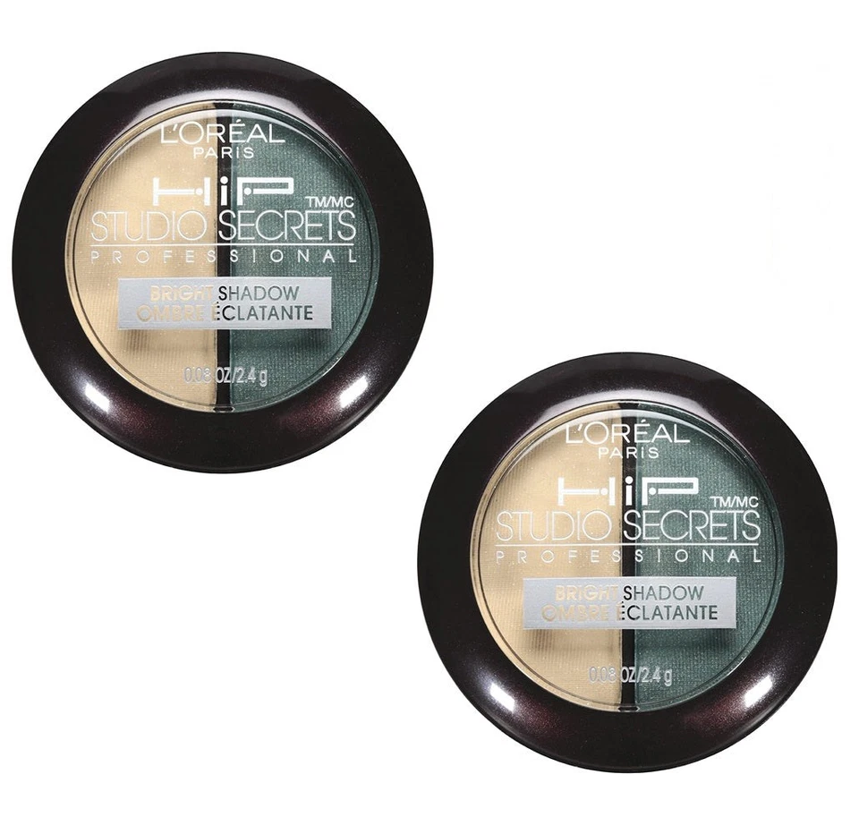 2er Pack L'Oreal Paris HIP Studio Secrets Bright Shadow Duo, Flashy 318 - Bild 1 von 1