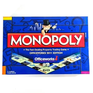 Monopoly Officeworks 2011 Promotional Edition Family Board Game Like New Hasbro - Bild 1 von 10