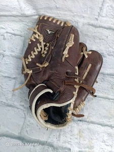 Guante de Softbol Marrón Mizuno Cuero Grano Completo 12" GFN 1200F1 Lanzamiento Rápido Derecha a9 - Imagen 1 de 7