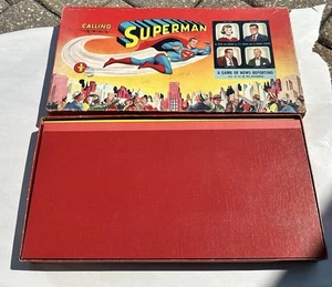 Transogram Calling Superman Brettspiel 1954 vollständig - Bild 1 von 22
