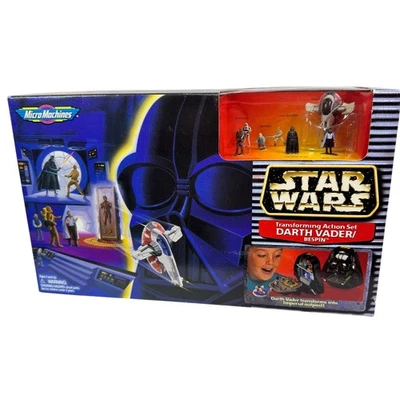 VTG 1997 Star Wars Micro Machines Transforming Action Set Darth Vader Galoob  - Image 1 of 4