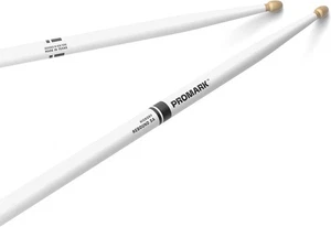 Promark American Hickory Rebound 5A Drumsticks, Acorn Tip, White -  - Picture 1 of 5