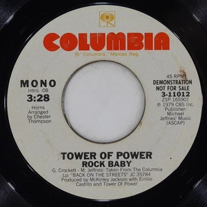 TOWER OF POWER Rock Baby / Heaven Must Have Made You COLUMBIA 3-11012 VG 45 1979 - Picture 1 of 4