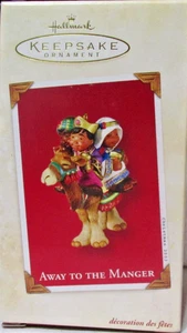 #131 - Hallmark Keepsake Ornament, Away To The Manger, 2003 - ¡NUEVO! - Imagen 1 de 2