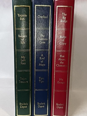 Set of 3 Readers Digest Condensed Books W/ Illustrations First Editions - Image 1 of 4