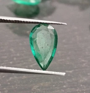 1.19ct Vivid Green Natural Emerald Stone - Picture 1 of 8
