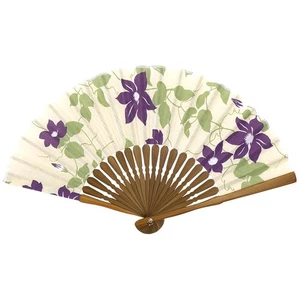 [Hamamonyo] Tenugui Folding Fan - Picture 1 of 4