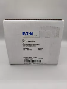NUEVO EATON ELJBN4150W Interruptor Circuito Fugas a Tierra Módulo GFCI Protector 4 Polos - Imagen 1 de 15