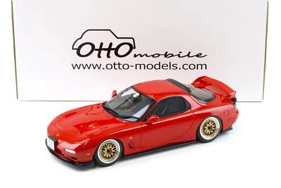 1:18 OTTO mobile OT1062 Mazda RX7 Khyzyl Saleem Tuners Red 2020 - Immagine 1 di 4