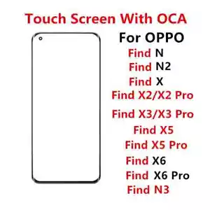 For Oppo Find N3 N N2 X6 X5 Pro X3 X2 Touch Panel Display Front Glass With OCA - Picture 1 of 11