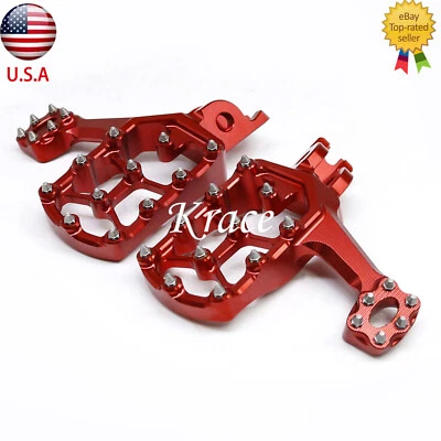 For Honda CRF450L/RL CRF250L/M CRF250 RALLY Extended Footpeg Footrest CNC Pegs - Image 1 of 4