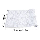 Self Adhesive Glossy Marble Kitchen Cupboard Worktop Covering Vinyl Wrap Sticker
