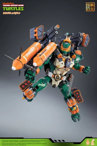 Pre-order HeatBoys HB0014 Robot Mecha Turtles Michelangelo Action Figure Toy Cover