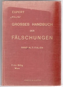 Germany Italy Austria Grosses Handbuch der Falschungen RARE book - Picture 1 of 1