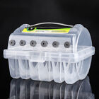 Fishing Tackle Box 6 Compartments Fishing Accessories Line Hook Storage Case