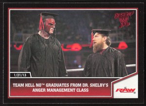 2013 Topps Best Of WWE Team Hell no Graduates From Dr. Shelby #81