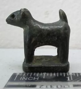 HOCHWERTIG! Bronze Hund Opiumgewicht 50g aus dem 19. Jahrhundert. - Bild 1 von 3
