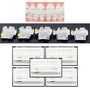 5 kits de soportes dentales transparentes Damon cerámica autoligable de ortodoncia MBT 022 345 - Imagen 1 de 20