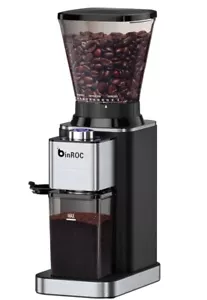 Molinillo de café antiestático con rebabas cónicas eléctricas BinROC acero inoxidable - Imagen 1 de 5