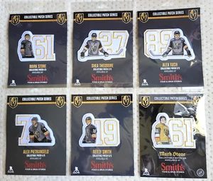 RARO Conjunto de 6 Vegas Golden Knights 20-21 parche promocional completo NHL Hockey Smiths - Imagen 1 de 9