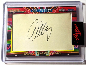 Evangeline Lilly 2023 Leaf Pop Century Cut Signature Autograph Card - Auto