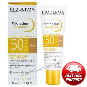 Bioderma Photoderm SPF50+ Aquafluid dorato colorato tocco secco 40 ml scadenza 09/2027 - Foto 1 di 3