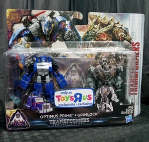 Transformers The Last Knight Optimus Prime Grimlock Toys R Us Exclusive Hasbro - Picture 1 of 7