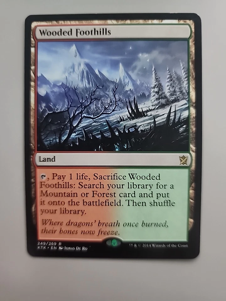 MTG Wooded Foothills Khans of Tarkir 249/269 Regular Rare - Image 1 of 1