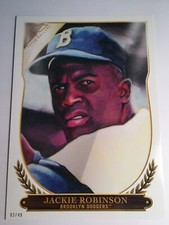 2018 Topps Gallery Hall of Fame Jumbo 5x7 Jackie Robinson Dodgers 02/49