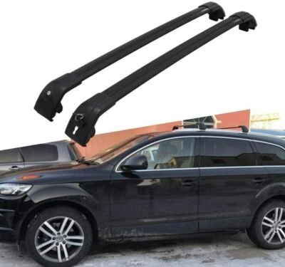 Barras transversales bloqueables 2 piezas barras transversales para Audi Q7 2006-2015 Foto 1 de 4