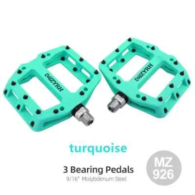 MTB Mountain Bicycle Pedals Anti-slip Ultralight Nylon 3 Sealed Bearings Pedals - Image 1 of 4