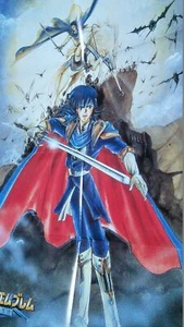 dos Fire Emblem póster plegado Misterio del emblema Genealogía de la Guerra Santa - Imagen 1 de 4