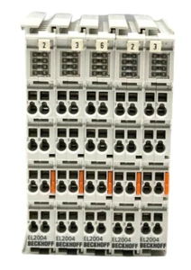 BECKHOFF EL2004 ETHERCAT TERMINAL 4-CHANNEL DIGITAL OUTPUT MODULE - Picture 1 of 10