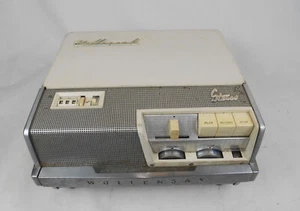 Vintage Wollensak T-1500 Tonbandgerät mit Mikrofon, Kabel, Handbuch, Abdeckung - Bild 1 von 13
