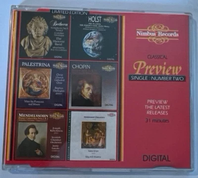 Classical Preview Single Number Two CD Single Palestrina Holst Chopin Beethoven - Image 1 of 3