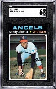 1971 TOPPS #745 SANDY ALOMAR ANGELS SGC 6 High Number - Picture 1 of 2