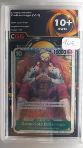 Graded CARD CGG 10+ Donquixote Doflamingo(V1) -ONEP031 ENG 21160063 - Picture 1 of 2