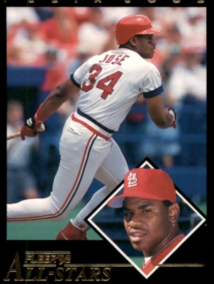 1992 Fleer Felix Jose All-Stars Insert Card # 1 Of 24 - MLB St. Louis Cardinals - Image 1 of 2