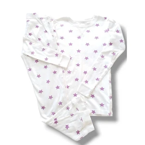 Primary Kids 8-9 Purple Star Pajama PJ Sleep Set - Picture 1 of 3