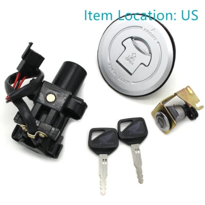 Ignition Switch Key Gas cap Kit for Honda CB250F ABS 2015-2017 CB300F 2015-2019 - Imagem 1 de 4