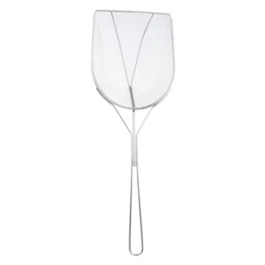 Stainless Steel Oil Residue Shovel Fryer Strainer Filter Cooking Frying - Picture 1 of 12