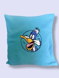 Retro 38x38cm Handmade Kissenüberzug kissenhülle 90s 90er Darkwing Duck Vintage - Bild 1 von 4
