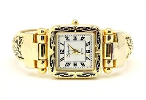 Reloj para mujer Lafayette esfera cuadrada tono dorado NECESITA batería - Imagen 1 de 5